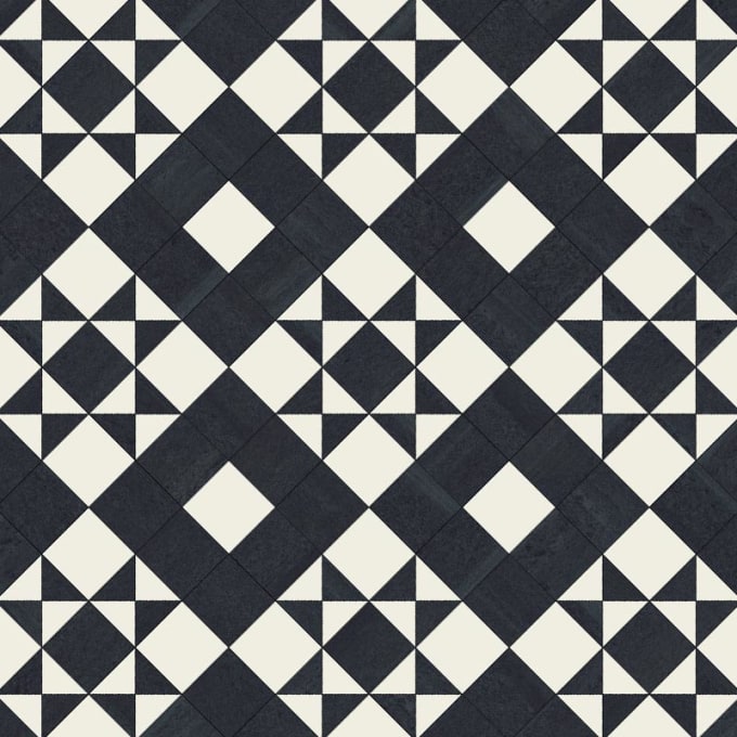 Geo Mono | DC482 | Traditional style floor tiles from Amtico Décor